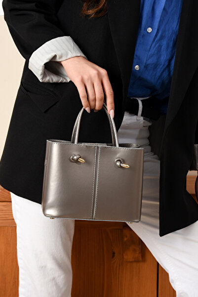 Handley حقيبة نسائية أنيقة ذات جودة عالية مكونة من 3 أقسام مع حزام للكتف واليد