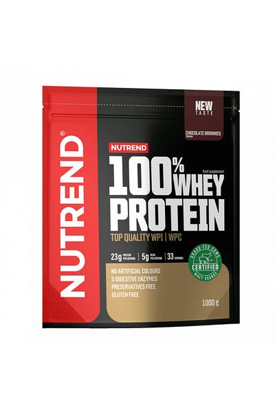 Nutrend 1000g ChocolateBrowniFlavoredWheyProtein Powder