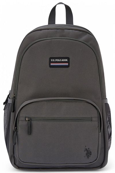 U.S. Polo Assn. High School & College Backpack - Stylish Gray Design - for Everyday and Travel