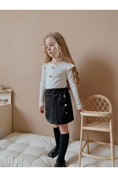 YİGİT BUTİK Set de top pentru fete Yigit Butik Scuba Skirted