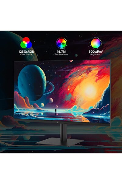KTC شاشة IPS مقاس 27 بوصة QHD (2560x1440) 100 هرتز - 100% Gamut، 123% sRGB، FreeSync وG-Sync، Blue Light Fil