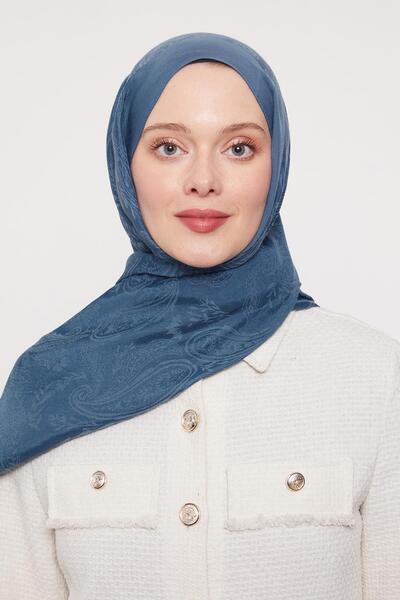 Levidor Oil blue indian pattern grazia shawl