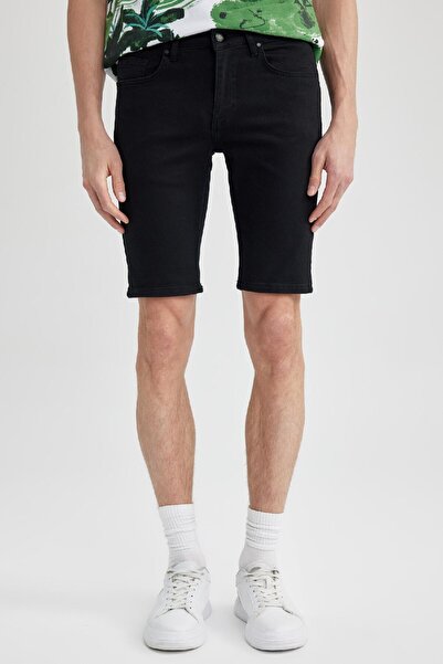 DeFacto Skinny Fit Jean Bermuda Σορτς A5037ax23sm