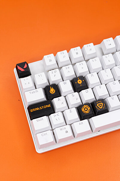 Makerpax Valorant Brimstone Keycaps, Q-E-X-C Mekanik Klavye Tuşu