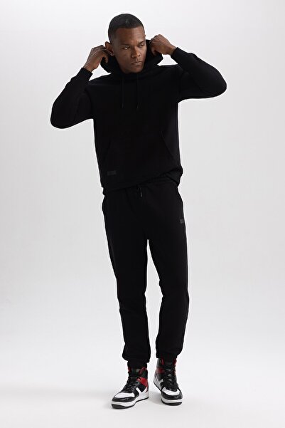 DeFacto Regular Fit Jogger Sweatpants with Pockets Elastic Waist Leg X8286Az23Au