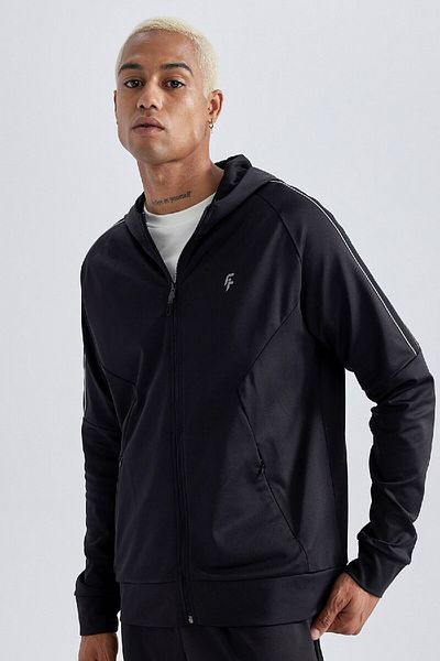 DeFacto Slim Fit Skuba Sweatshirt with Doors - Zippered A6950Ax23Au