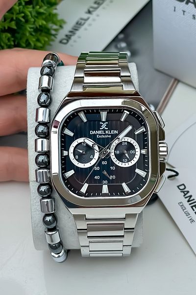 Daniel Klein Multifunction Sports Stylish New Season Original Men's Steel Wrist Watch Bracelet