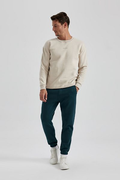 DeFacto Jogger Sweatpants Standard Fit Basic ίσια μέση με κορδόνια ελαστική με τσέπες στα πόδια A6468ax23au