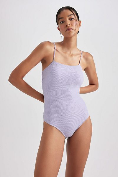 DeFacto Бански костюм Fall In Love Regular Fit с брокатени бонбони A8765ax23hs