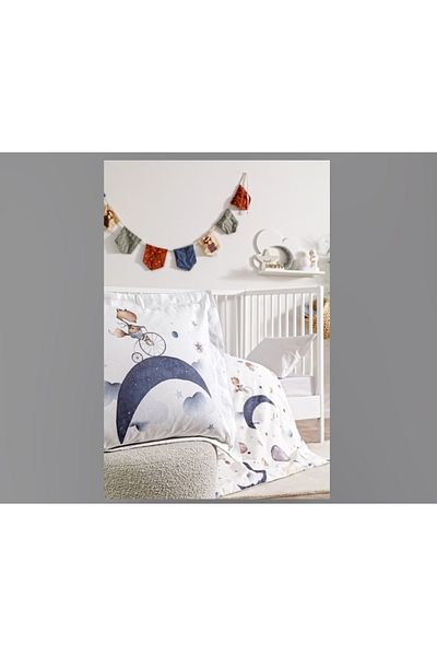Özdilek Özdilek Cute Space Baby Duvet Cover Set