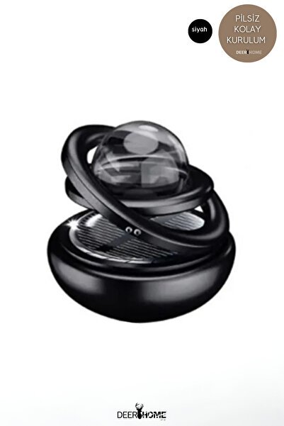 Genel Markalar Siyah Renkli Güneş Enerjili Araba Kokusu, Güneş Işığıyla 360 D...