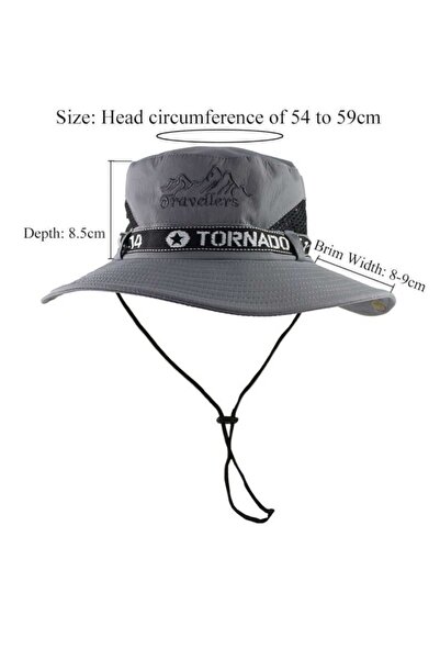 Mood Agenda Unisex Mesh Breathable Foldable Safari Outdoor Hiking and Beach Hat