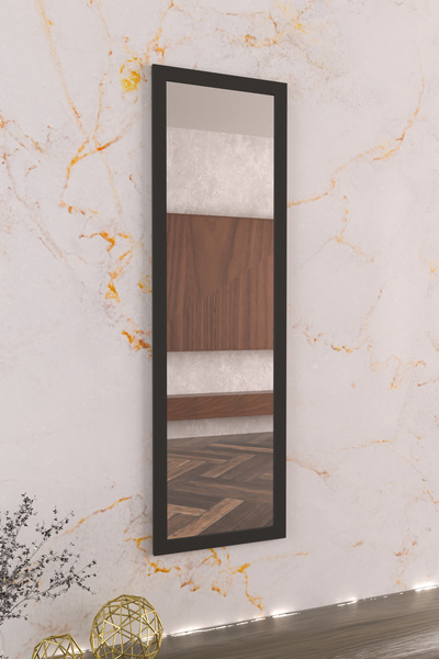 Hediyeler Kapında Doğal Ahşap Duvar Aynası