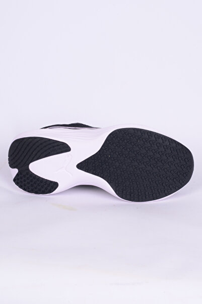 Puma 378776-13 Scend Pro Fileli Yüksek Taban Rahat Ortopedik Taban Esnek Hafif Siyah-Beyaz Günlük Un