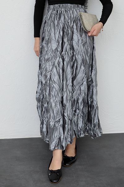 InStyle Fusta Gri Crass din Satin