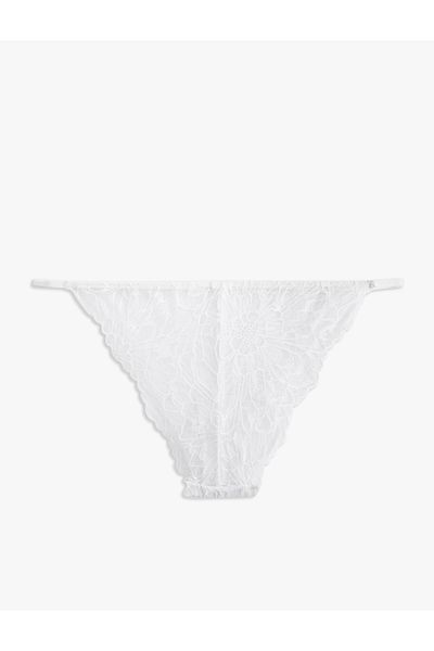 Koton New Season Brazilian Panties with Drawstring Lace on the Sides