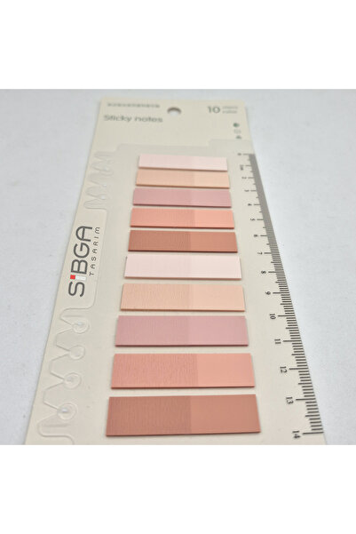 sibga tasarım Transparent Color 200 Leaf Bookmarks, Stickers and Note Paper