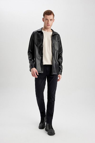 DeFacto Carlo Skinny Fit – Jeans mit normaler Taille, extra schmalem Bein S2285az24sp