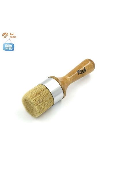 İNCİ TUVAL 802 Wax Brush Big Natural Spreading Blending Brush Large Size