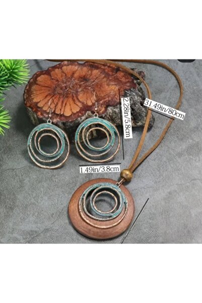 Store Bohem Küpe ve Kolye Takımı