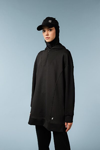 DeFacto Fit Long Fit Hooded Skuba Diver Sportsman Sweatshirt A8179Ax23Au