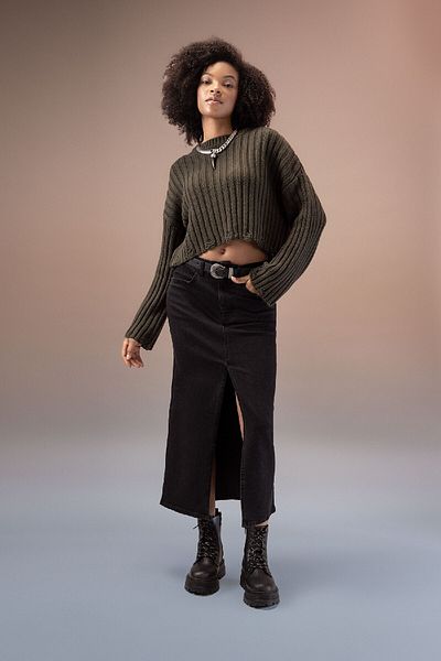 DeFacto Regular Fit Crew Neck Knitwear Sweater A8151Ax23Wn