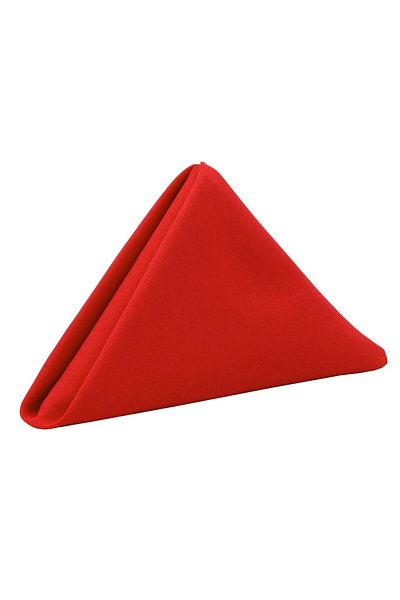 Kotonia Home Set of 10 Kotonia Home Hotel table napkins, 100% cotton, Ranforce, size 35x45 cm, red
