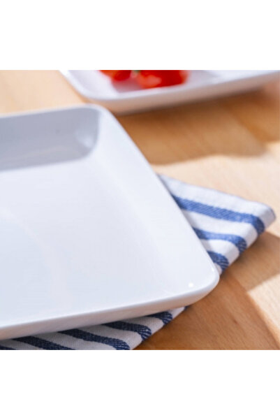 Pembishayatlar Porselen Çukur Meze/Kahvaltı Tabağı 6 Adet