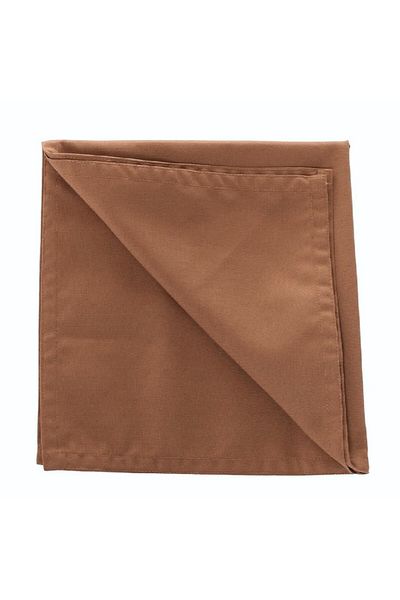 Kotonia Home Set of 10 Kotonia Home Hotel table napkins, 100% cotton, Ranforce, size 35x45 cm, brown