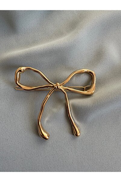 MARAL HAİR ACCESSORİES Metal fiyonk klipsli Toka
