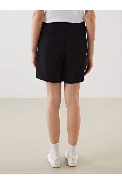 LC Waikiki Xside Black Elastic Waist Women Shorts