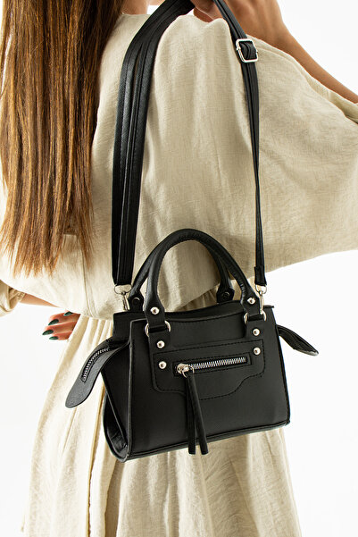 Ricca Collezione Women's Manuka Mini City Black Bag