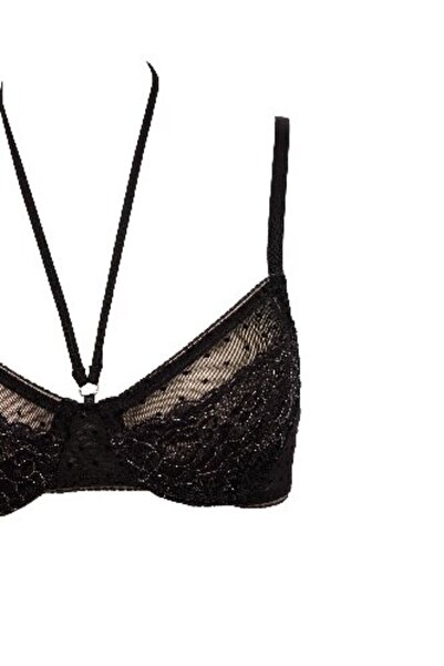 DeFacto Fall In Love Dantel Detaylı Kapsız Pedsiz Balenli Bra B0178ax23wn