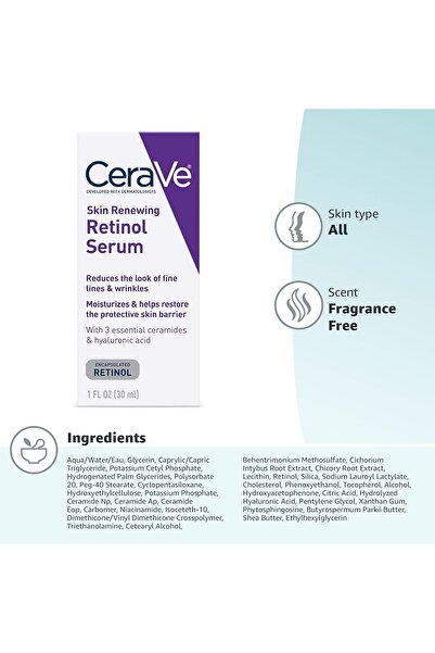 CeraVe Skin Renewing Retinol Serum 30 ml