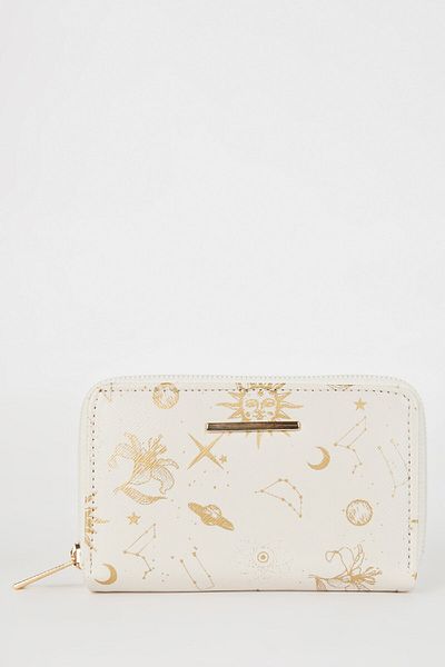 DeFacto Bedruckte Münztasche aus Kunstleder für Damen B3775axns