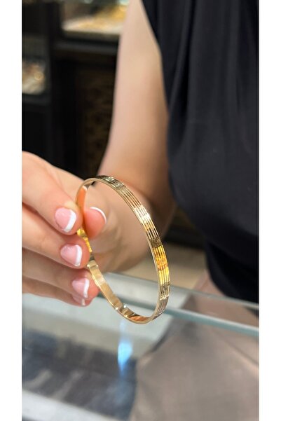 kuyumcu nurettin 9 (GRAM) Italyan Ray Model Yatırımlık Işçiliksiz Bilezik 22 Ayar Altın