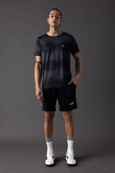 DeFacto Αθλητικό μπλουζάκι με στάμπα Slim Fit - Crew Neck, κοντό μανίκι Z5579az24sp