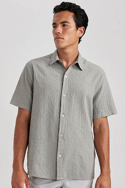DeFacto Relax Fit Short Sleeve Shirt B3003ax23hs