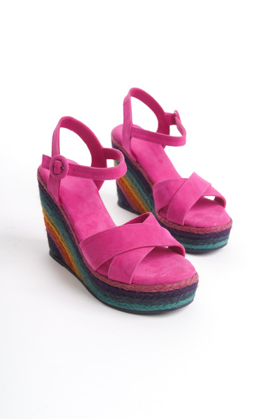 Elile Shoes Hakiki Deri Topuklu Sandalet 33-34-35-41-42-43-44 Numara