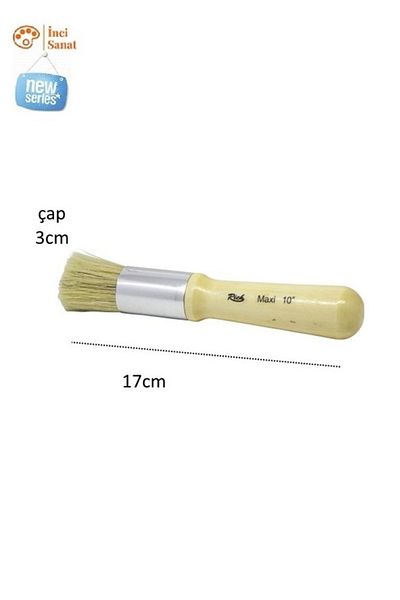 İNCİ TUVAL Maxi Stencil Brush No:10 Clouding Grass Nature Brush