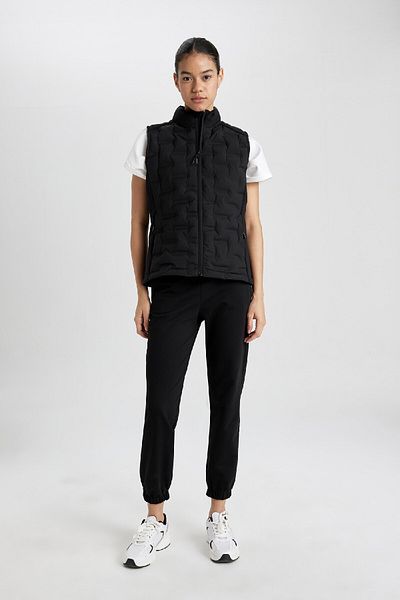 DeFacto Windproof Slim Fit Sports Vest - Zip-Up, Slim Fit B2069Ax24Sp
