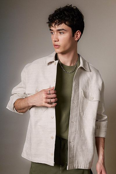 DeFacto Relax Fit Cotton Basic Solid Long Sleeve Shirt B3669Ax24Sp