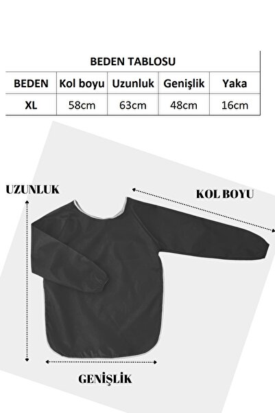 Fiyper Fiyat Performans Ürünleri Boyama ve Aktivite Önlüğü XL Beden 7-9 Yaş Su Itici Kumaş