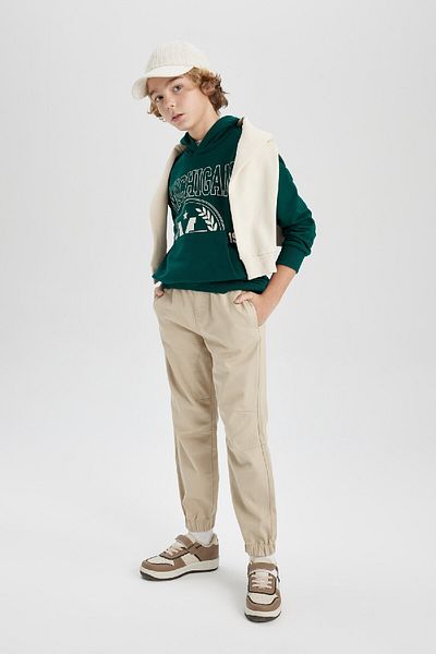 DeFacto Boy's Jogger Pants - Lace-Up Waist, Pockets and Elastic Legs 24Y 801002984