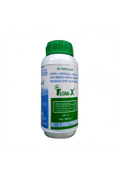 Flora x Bakır Mangan Çinko Sıvı Bitki Besin Maddeleri 1lt Flora-x