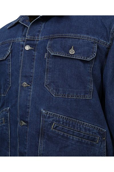 tambattal Το τζιν μπουφάν Plus Size Decons Symbol Blue είναι κατάλληλο για 120Kg-165Kg