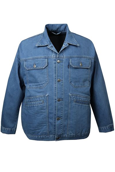 tambattal Το τζιν μπουφάν Plus Size Decons Symbol Blue είναι κατάλληλο για 120Kg-165Kg
