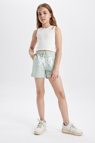 DeFacto Girl's Printed 2-Piece Shorts Z8047A624Sm