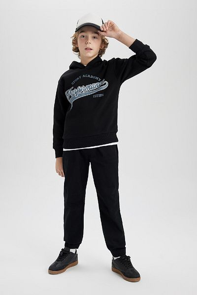 DeFacto Boy's Jogger Pants - Lace-Up Waist, Pocket Elastic Leg B6713A824Sm