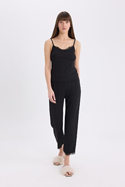 DeFacto Fall In Love Askılı Pijama Üstü B7066ax23wn